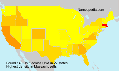 Surname Hoitt in USA Surname Hoitt in USA