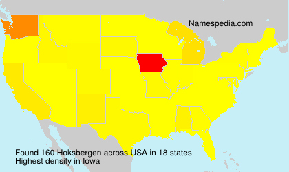 Surname Hoksbergen in USA Surname Hoksbergen in USA