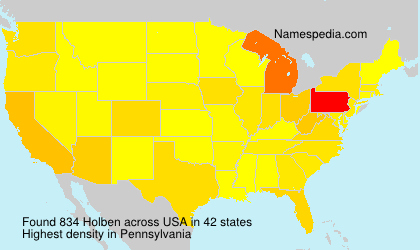Surname Holben in USA Surname Holben in USA