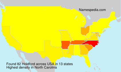 Surname Holdford in USA Surname Holdford in USA