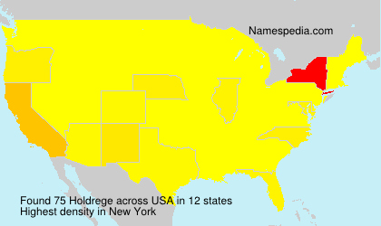 Surname Holdrege in USA Surname Holdrege in USA