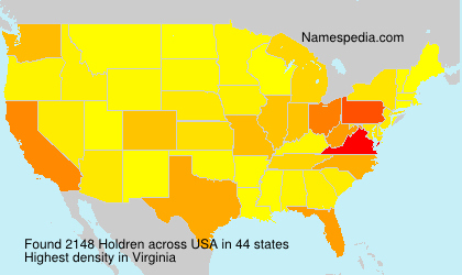 Surname Holdren in USA Surname Holdren in USA