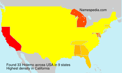 Surname Holemo in USA Surname Holemo in USA