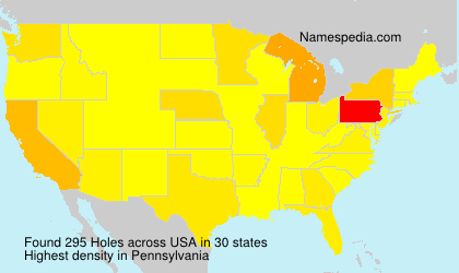 Surname Holes in USA Surname Holes in USA