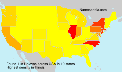 Surname Holevas in USA Surname Holevas in USA