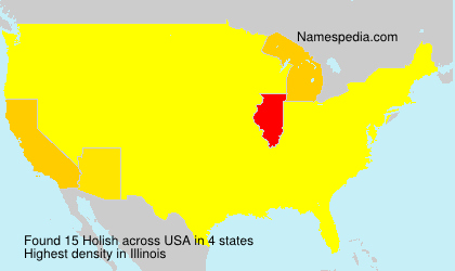 Surname Holish in USA Surname Holish in USA