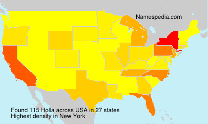 Surname Holla in USA Surname Holla in USA