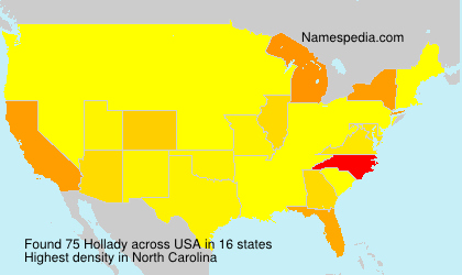Surname Hollady in USA Surname Hollady in USA
