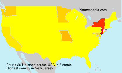Surname Hollasch in USA