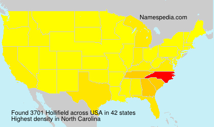 Surname Hollifield in USA Surname Hollifield in USA