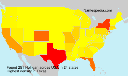 Surname Holligan in USA Surname Holligan in USA