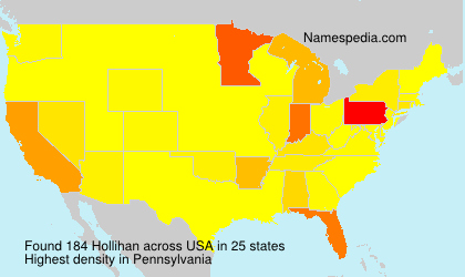 Surname Hollihan in USA Surname Hollihan in USA