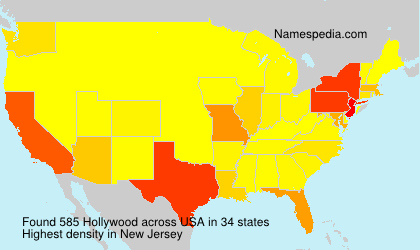 Surname Hollywood in USA Surname Hollywood in USA
