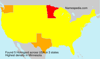 Surname Holmgard in USA Surname Holmgard in USA