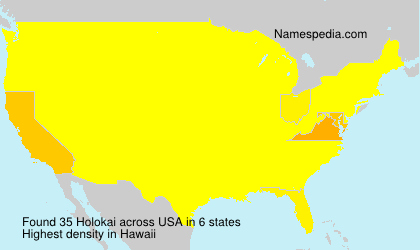 Surname Holokai in USA Surname Holokai in USA