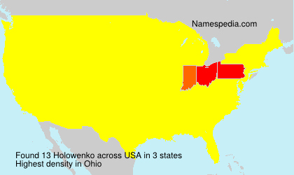Surname Holowenko in USA Surname Holowenko in USA