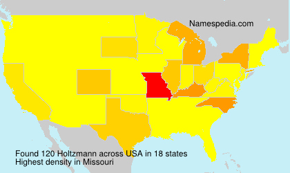 Surname Holtzmann in USA Surname Holtzmann in USA