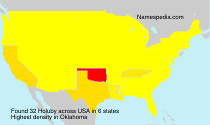 Surname Holuby in USA Surname Holuby in USA