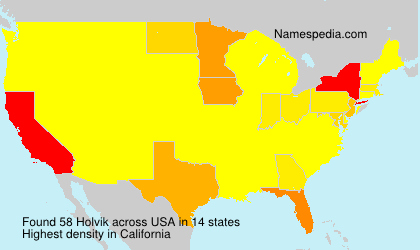Surname Holvik in USA Surname Holvik in USA