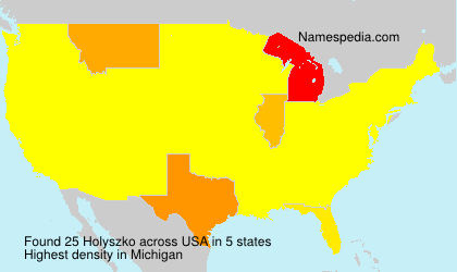 Surname Holyszko in USA Surname Holyszko in USA