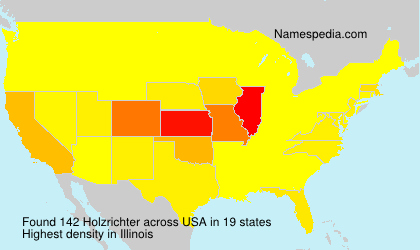 Surname Holzrichter in USA