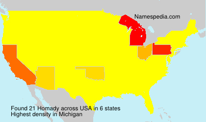Surname Homady in USA Surname Homady in USA