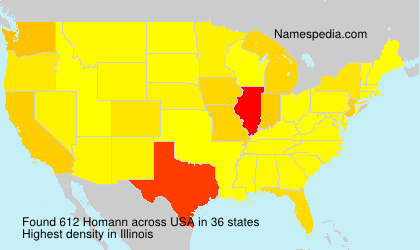 Surname Homann in USA Surname Homann in USA