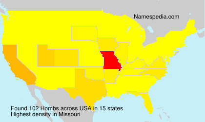Surname Hombs in USA Surname Hombs in USA