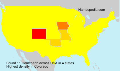 Surname Homchanh in USA Surname Homchanh in USA