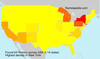 Surname Homicz in USA Surname Homicz in USA