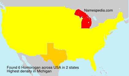 Surname Homorogan in USA Surname Homorogan in USA