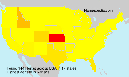 Surname Honas in USA Surname Honas in USA