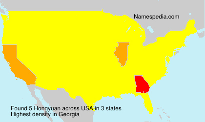 Surname Hongyuan in USA Surname Hongyuan in USA