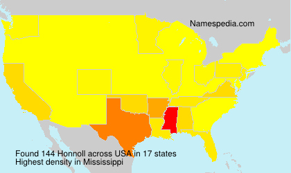 Surname Honnoll in USA Surname Honnoll in USA