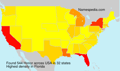 Surname Honor in USA Surname Honor in USA