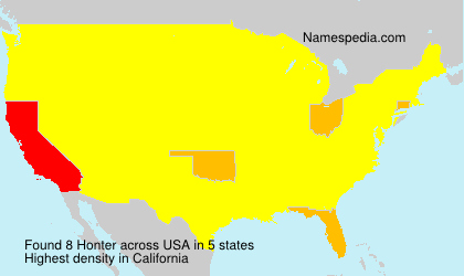 Surname Honter in USA Surname Honter in USA