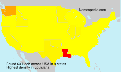 Surname Hoob in USA Surname Hoob in USA