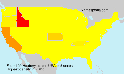 Surname Hoobery in USA Surname Hoobery in USA