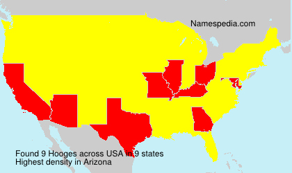 Surname Hooges in USA Surname Hooges in USA