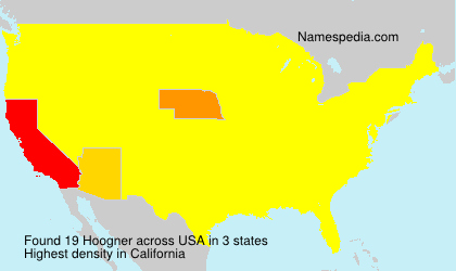 Surname Hoogner in USA Surname Hoogner in USA