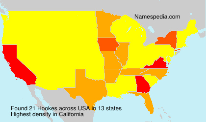 Surname Hookes in USA Surname Hookes in USA