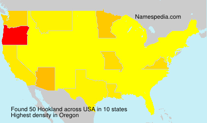 Surname Hookland in USA Surname Hookland in USA