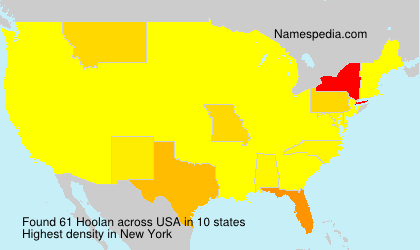 Surname Hoolan in USA Surname Hoolan in USA