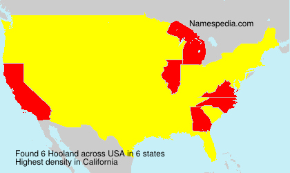 Surname Hooland in USA Surname Hooland in USA