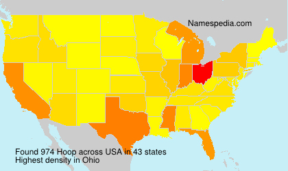 Surname Hoop in USA Surname Hoop in USA