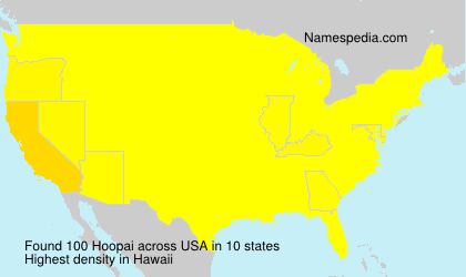 Surname Hoopai in USA Surname Hoopai in USA