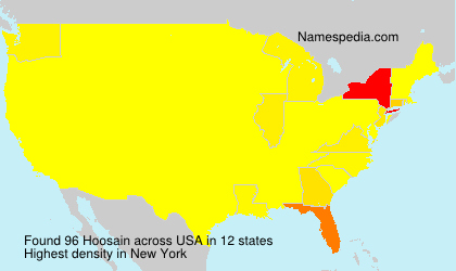 Surname Hoosain in USA Surname Hoosain in USA
