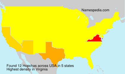 Surname Hopchas in USA Surname Hopchas in USA