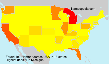 Surname Hopfner in USA Surname Hopfner in USA