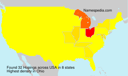 Surname Hopings in USA Surname Hopings in USA